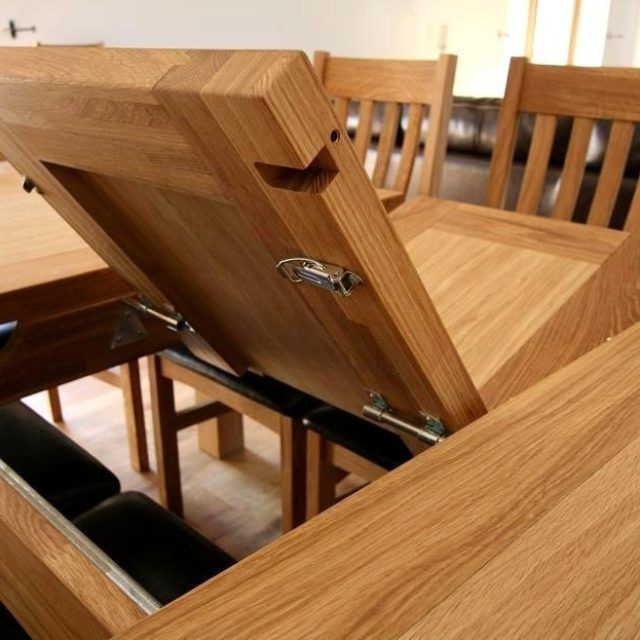 25 Inspirations Extending Solid Oak Dining Tables