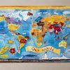 World Map Wall Art for Kids (Photo 17 of 20)