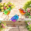 3d Metal Colorful Birds Sculptures (Photo 10 of 15)