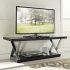 15 Inspirations Modern Black Floor Glass Tv Stands with Mount