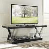 Modern Black Floor Glass Tv Stands With Mount (Photo 1 of 15)
