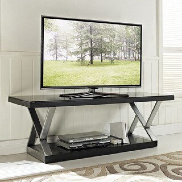15 Inspirations Modern Black Floor Glass Tv Stands with Mount