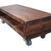 Wooden Tv Stand With Wheels (Photo 15 of 20)