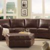 Chocolate Brown Sectional (Photo 9 of 15)
