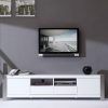 White Contemporary Tv Stands (Photo 12 of 20)