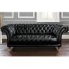 Chesterfield Black Sofas (Photo 5 of 20)