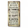 Canvas Wall Art Family Rules (Photo 9 of 15)