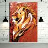 Abstract Lion Wall Art (Photo 15 of 15)