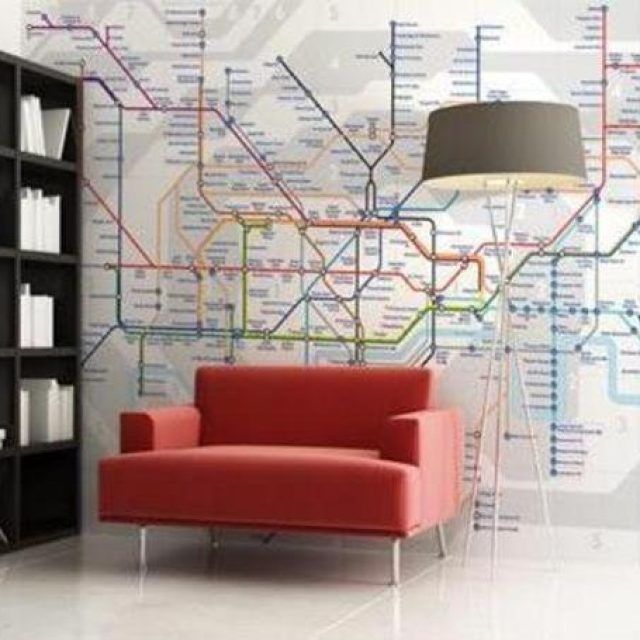 20 Collection of London Tube Map Wall Art
