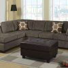 Microfiber Suede Sectional (Photo 10 of 20)