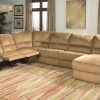 Leather and Suede Sectional Sofa (Photo 9 of 20)