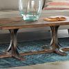 Magnolia Home Shop Floor Dining Tables With Iron Trestle (Photo 2 of 25)