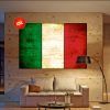 Italian Flag Wall Art (Photo 6 of 20)