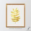 Gold Leaves Wall Art (Photo 9 of 15)