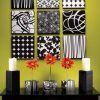 Black and White Fabric Wall Art (Photo 2 of 15)