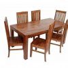 Sheesham Dining Tables and 4 Chairs (Photo 3 of 25)