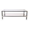 Mix Leather Imprint Metal Frame Console Tables (Photo 24 of 25)