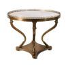 Mix Leather Imprint Metal Frame Console Tables (Photo 15 of 25)