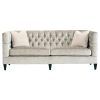 Silver Tufted Sofas (Photo 2 of 20)