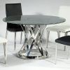 Glass and Stainless Steel Dining Tables (Photo 17 of 25)