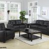 Black Leather Sofas and Loveseat Sets (Photo 5 of 20)