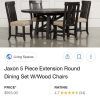 Jaxon Grey 5 Piece Round Extension Dining Sets With Wood Chairs (Photo 8 of 25)