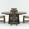 Jaxon Grey 5 Piece Round Extension Dining Sets With Upholstered Chairs (Photo 2 of 25)