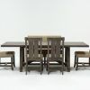 Jaxon Grey 6 Piece Rectangle Extension Dining Sets With Bench & Uph Chairs (Photo 2 of 25)