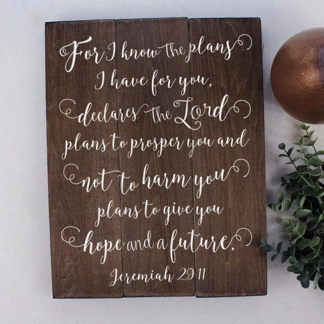 20 Best Collection of Jeremiah 29 11 Wall Art