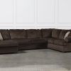 Norfolk Chocolate 3 Piece Sectionals With Raf Chaise (Photo 11 of 15)