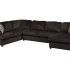  Best 15+ of Norfolk Chocolate 3 Piece Sectionals with Raf Chaise