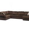 Norfolk Chocolate 3 Piece Sectionals With Raf Chaise (Photo 9 of 15)