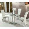 Clear Glass Dining Tables and Chairs (Photo 3 of 25)