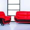 Red and Black Sofas (Photo 9 of 10)
