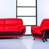 Sofa Red and Black (Photo 1 of 20)