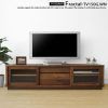 Wooden Tv Stands With Glass Doors (Photo 12 of 20)