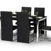 Black Glass Dining Tables With 6 Chairs (Photo 23 of 25)