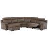 Clyde Saddle 3 Piece Power Reclining Sectionals With Power Headrest & Usb (Photo 7 of 25)
