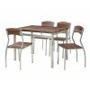 Rarick 5 Piece Solid Wood Dining Sets (Set of 5) (Photo 5 of 25)