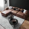 Sofas With Ottomans in Brown (Photo 4 of 15)
