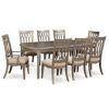 Caira Black 7 Piece Dining Sets With Upholstered Side Chairs (Photo 22 of 25)