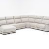 Kristen Silver Grey 6 Piece Power Reclining Sectionals (Photo 5 of 25)