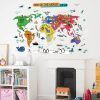 Kids World Map Wall Art (Photo 9 of 20)