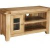 50% Off Chunky Oak Tv Unit | Small | Oslo intended for Current Small Oak Tv Cabinets (Photo 5421 of 7825)