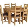 Oak Extending Dining Tables and 6 Chairs (Photo 6 of 25)