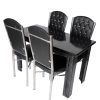 Black Wood Dining Tables Sets (Photo 20 of 25)