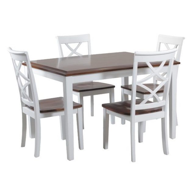2024 Popular Market 6 Piece Dining Sets with Host and Side Chairs