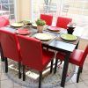 Red Dining Table Sets (Photo 17 of 25)