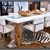 Dining Tables With White Legs and Wooden Top (Photo 18 of 25)