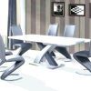 White Gloss Dining Tables and 6 Chairs (Photo 10 of 25)